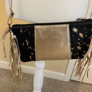 Jane Marie leather crossbody bag